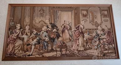 Arazzo con scena '700 francese