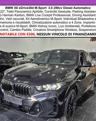 BMW X6 XDrive30d M-Sport PRO Tetto Apribile C22" 