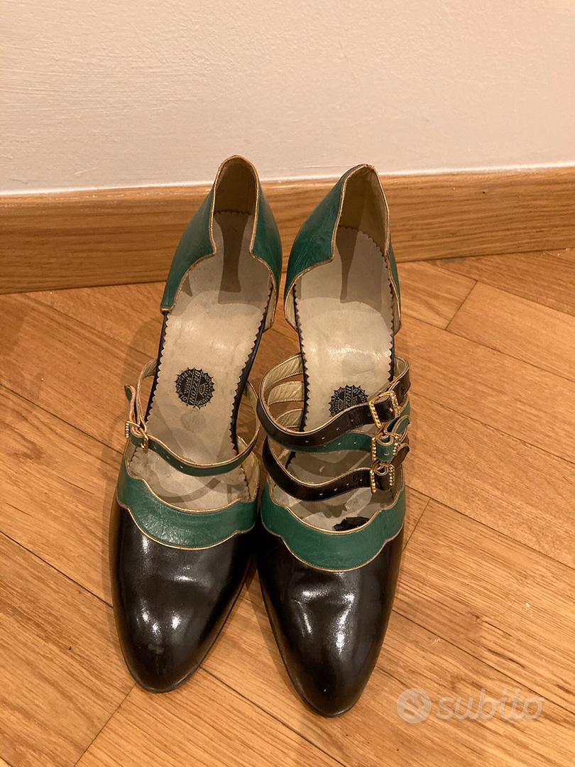 Scarpe donna artigianali ,anni 20-30 - Abbigliamento e Accessori In vendita  a Bologna