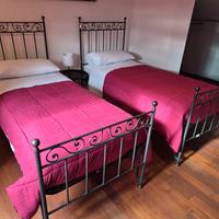 letti singoli in ferro battuto
