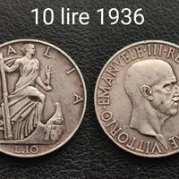 10 lire impero 1936