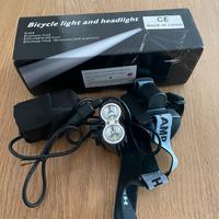 Faretto doppio a led per bicicletta - 2000 lumen