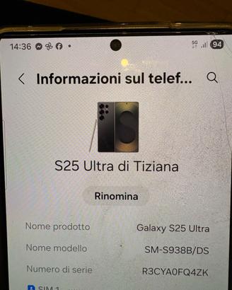 telefono samsung SUltra 24 nuovo