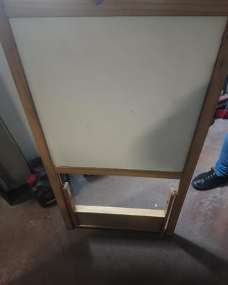 lavagna Ikea bianca e nera magnetica e x gessi