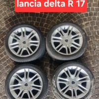 cerchi in lega e gomme r17 lancia delta
