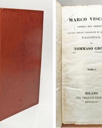 MARCO VISCONTI STORIA DEL TRECENTO - GROSSI 1834