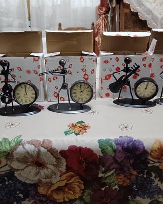 5 STATUETTE con tema Musicale in Ferro Battuto 