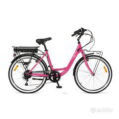Bici Elettrica I-Bike Urban - Colore Magenta