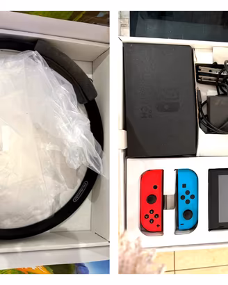 Nintendo switch neon + ring fit adventure  complet