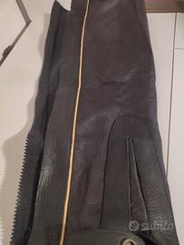 stinchiere per equitazione in vera pelle.