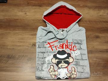 Felpa grigia Frankie Malone