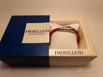 Bracciale uomo Morellato shark brown con diamante