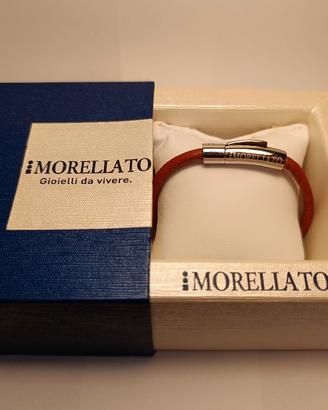 Bracciale uomo Morellato shark brown con diamante