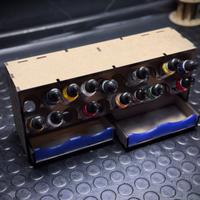 Porta Colori in legno MDF per Vallejo 17ML20 btg.