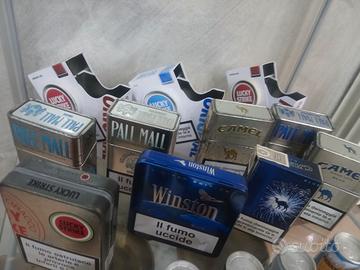 Colezzione pacchetti sigarette in latta
