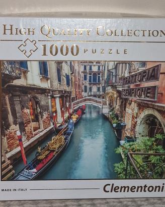 Puzzle Clementoni 1000 Pz "Venice Canal" -completo
