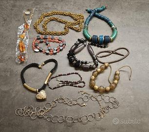 Stock 10 collane di bigiotteria