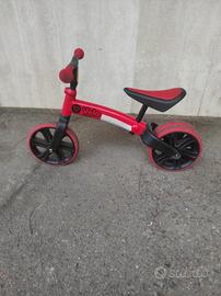 Yvolution mini bicicletta rossa YVelo Junior 9"