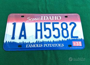 Targa vintage U.S.A. Stato dell' Idaho del 2003