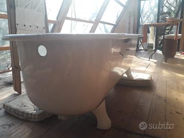 vasca da bagno smaltata con piedini "bassano"