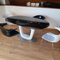 tavolo calligaris orbital fumè