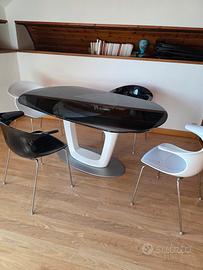 tavolo calligaris orbital fumè