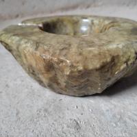 Set da "tabacco" in alabastro ruggine