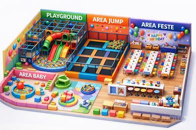 Arredamento x Parchi Giochi, Sala Feste, Ludoteche