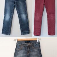 3 pantaloni: 2 jeans lunghi + 1 shorts