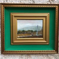 Quadro vintage -Paesaggio- dipinto a olio