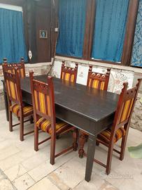 Tavolo (95-2,65) + 6 sedie €800