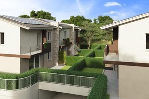 VILLA A SCHIERA D'ANGOLO A LESIGNANO DE' BAGNI