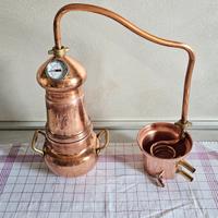 Alambicco di saggio in rame 1L 