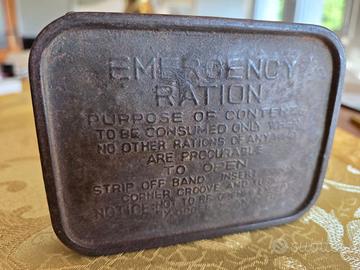 Razione di emergenza dell'esercito inglese WWII