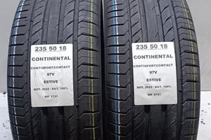 2 GOMME 235 50 18 CONTINENTAL NUOVE RIF3731