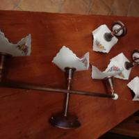 Sospensione + N. 3 Faretti Ceramiche Fabbro