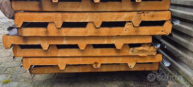 pannelli coibentati sandwich lamiere allum.tetto