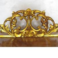 fregio ligneo sopraporta 1700 foglia oro restauro