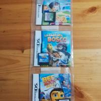 3 GIOCHI PER CONSOLE DS