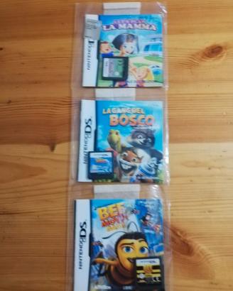 3 GIOCHI PER CONSOLE DS