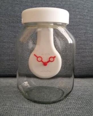 Orologio ALESSI per vaso Nutella