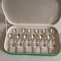 Set cucchiaini placati in Argento 1000 vintage