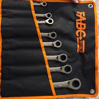 Set chiavi combinate con cricchetto ABC Tools