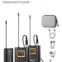 2 Microfoni  Lavalier x Videocamera