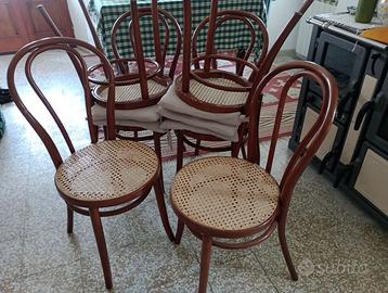 6 Sedie Thonet originali restaurate
