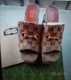 Zeppe canvas Gucci
