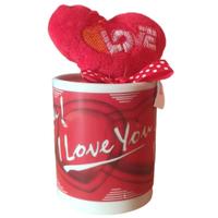 Tazze da tè in ceramica fantasia cuori