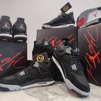 Jordan 4 Black Canvas 40.5 / 42/42.5/44.5/45 /48.5