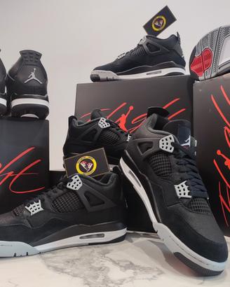 Jordan 4 Black Canvas 40.5 / 42/42.5/44.5/45 /48.5