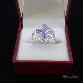 Anello Argento 925 con pietre dure